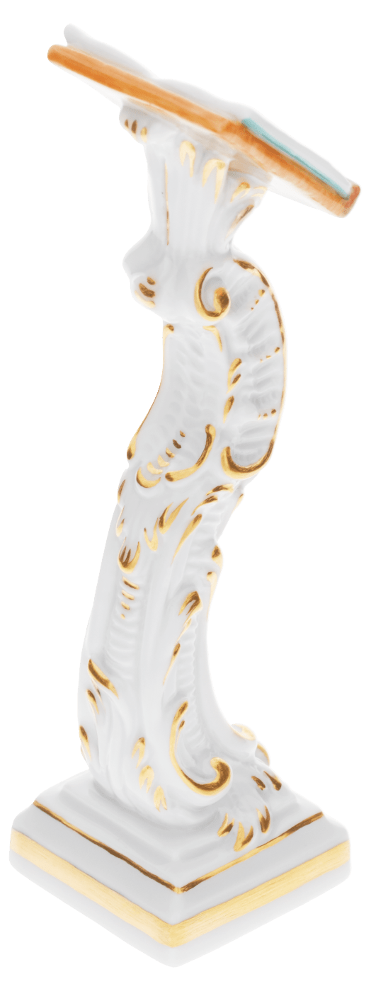 Notenpult, Vintage, H 9 cm | Meissen Figuren - Edition Affenkapelle 90c300 - 60022 - Meissen Weimar