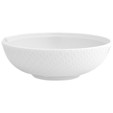 Nudelschale, groß, Weiß, Ø 20,5 cm | Meissen Wellenspiel Relief Asien Kollektion