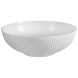 Nudelschale, klein, Biskuit Weiß, Ø 17,5 cm | Meissen Wellenspiel Relief