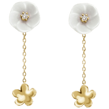 Ohrringe 1739 Royal Blossom Bouquet, Gelbgold 750, 5 g | Meissen Royal Blossom Collection