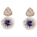 Ohrringe, 1739 Royal Blossom Gem, Roségold 750, Gewicht 3 g | Meissen Royal Blossom Collection