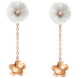 Ohrringe, Royal Blossom Bouquet, 2 Blüten, Roségold 750 | Meissen Royal Blossom Collection