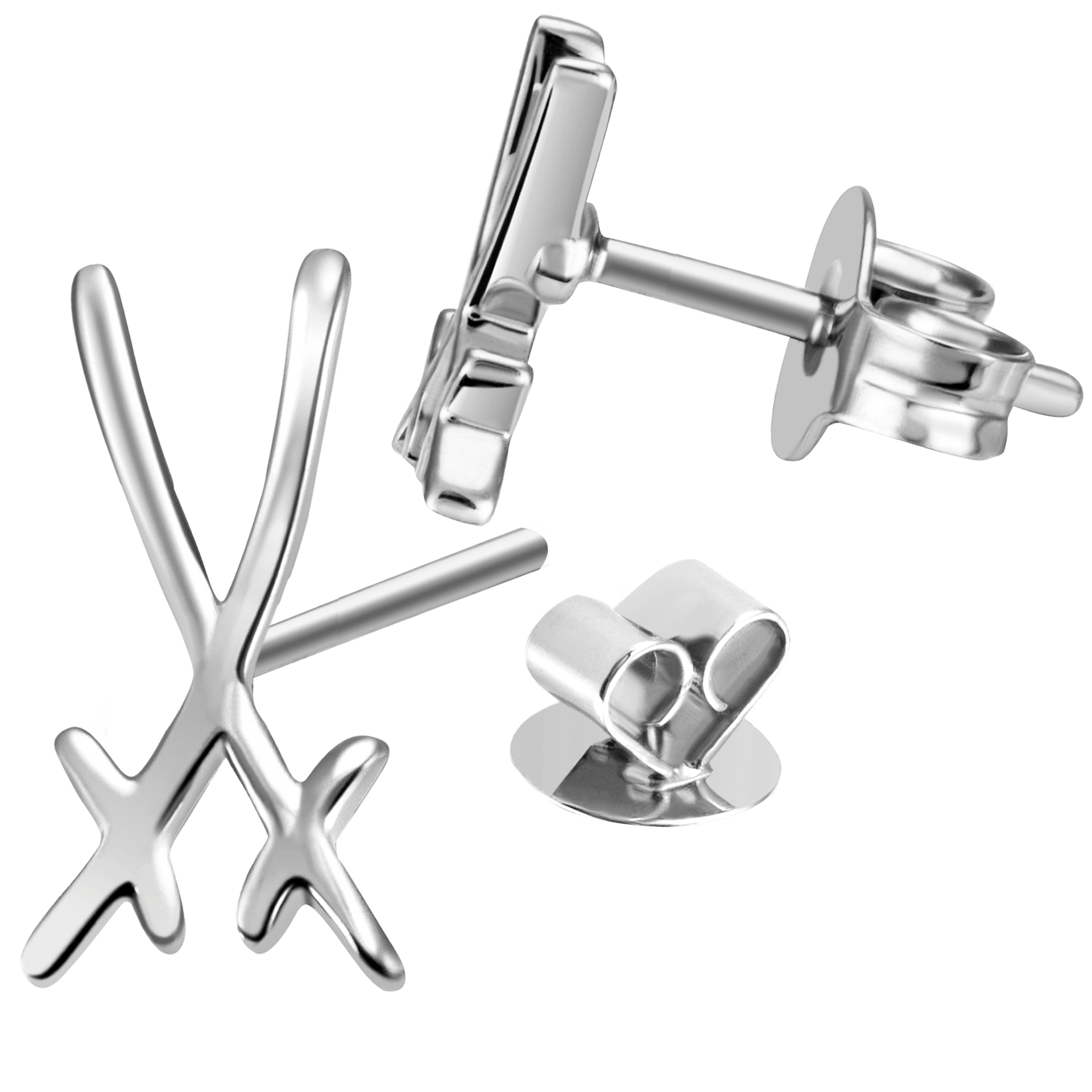 Ohrstecker 1722 Swords Basic, 925 Sterlingsilber | Meissen Swords Collection mpj50sws09900 - Meissen Weimar