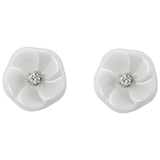Ohrstecker 1739 Royal Blossom Basic, Weißgold 750, 1 g | Meissen Royal Blossom Collection