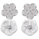 Ohrstecker, Royal Blossom Pavé, Gewicht 6 g | Meissen Royal Blossom Collection