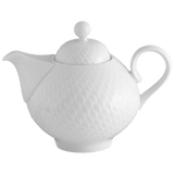 Ölkännchen, Weiß, H 10 cm | Meissen Wellenspiel Relief Asien Kollektion