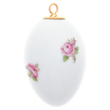 Osterei, Gestreute Röschen, H 5 cm | Meissen Zweigschmuck Osterei Kollektion