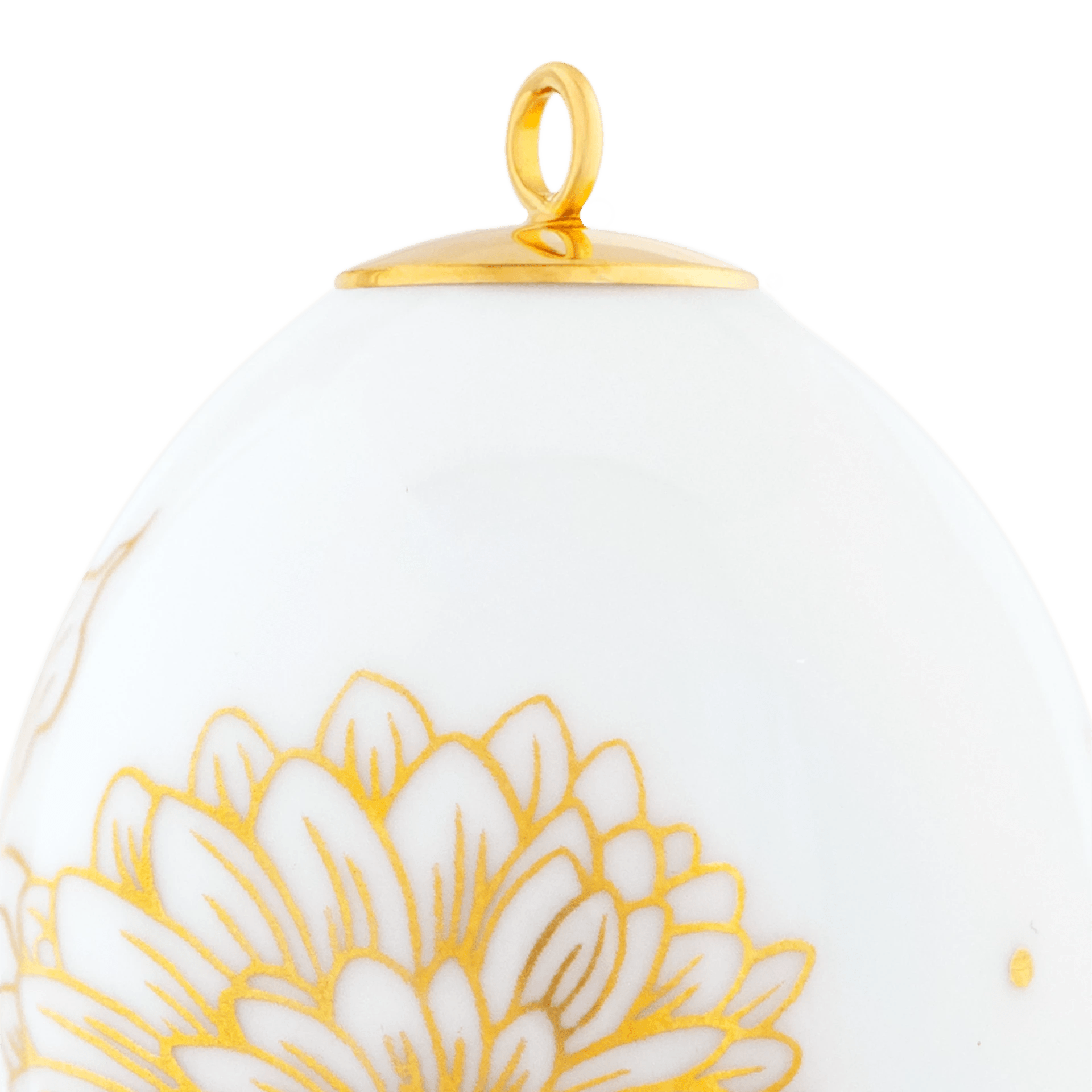 Osterei, "Golden Onion Style", H 4,5 cm  | Meissen Zweigschmuck Osterei Kollektion 79B604 - 55m03 - Meissen Weimar