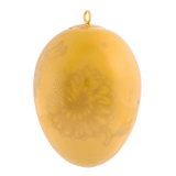 Osterei, groß, "Golden Onion Pattern", gelb, H 7cm | Meissen Zweigschmuck Osterei Kollektion