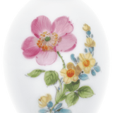 Osterei, Heckenrose, H 4,5 cm | Meissen Zweigschmuck Osterei Kollektion