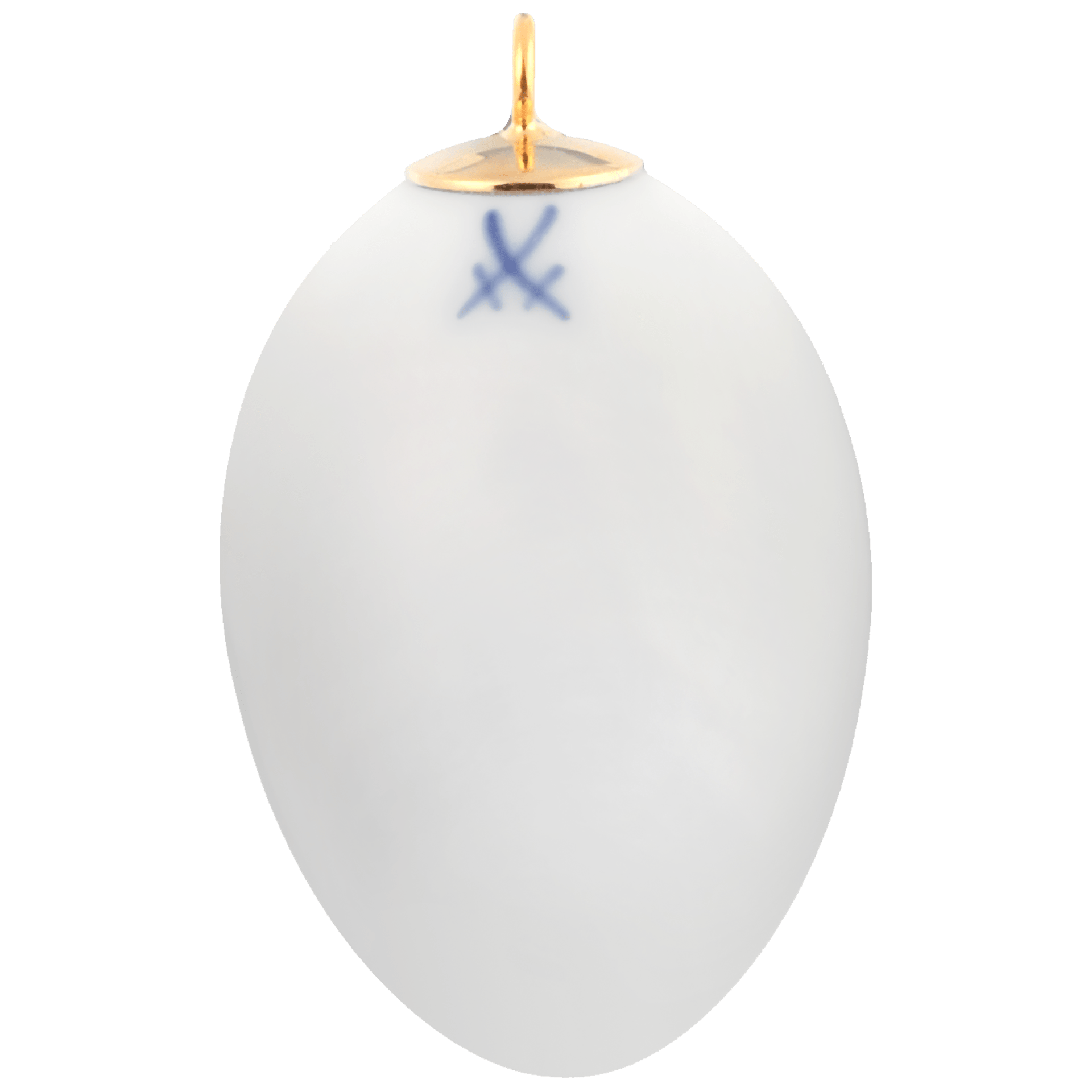 Osterei, Kranich, gold, H 4,5 cm | Meissen Zweigschmuck Osterei Kollektion 460101 - 55M03 - Meissen Weimar