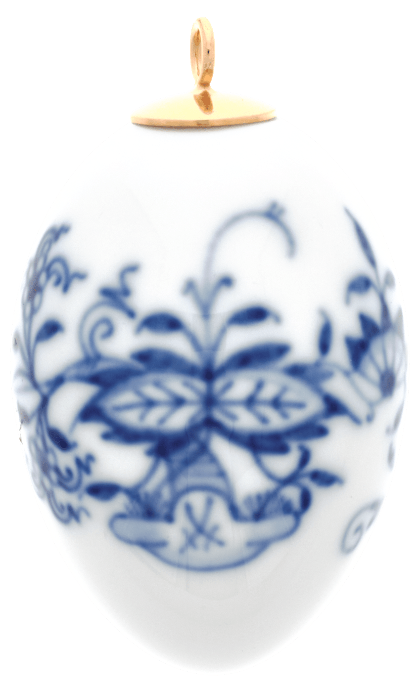 Osterei, No.41 Zwiebelmuster, H 5 cm | Meissen No.41 Zwiebelmuster 800101 - 55m03 - Meissen Weimar