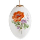 Osterei, Vintage Blume 2 Ranunkel, H 4,5 cm | Meissen Zweigschmuck Osterei Kollektion