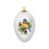 Osterei, Vogel- und Insektenmalerei, H 4,5 cm | Meissen Zweigschmuck Osterei Kollektion