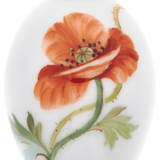 Osterei, Wilder Mohn, H 5 cm | Meissen Zweigschmuck Osterei Kollektion