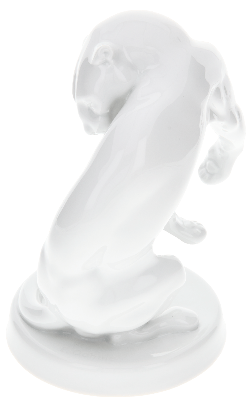 Panther, Weiß, H 17 cm | Meissen Einzelplastik 000001 - 78734 - Meissen Weimar