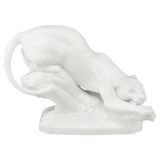 Panther, Weiß, H 28 cm | Meissen Einzelplastik