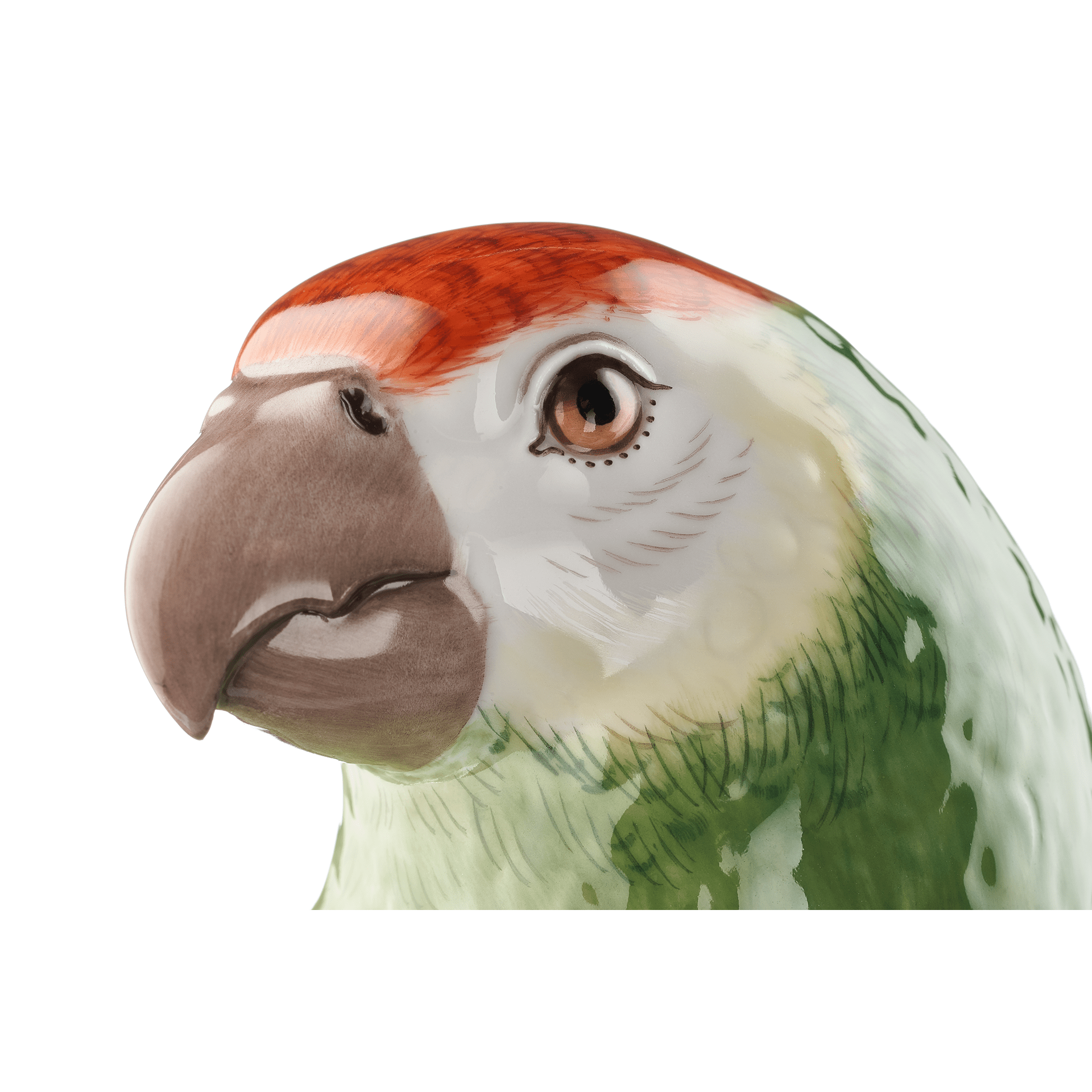 Papagei Figur, Bunt staffiert, H 22 cm | Meissen Figuren Individuell 900100-77038 - Meissen Weimar