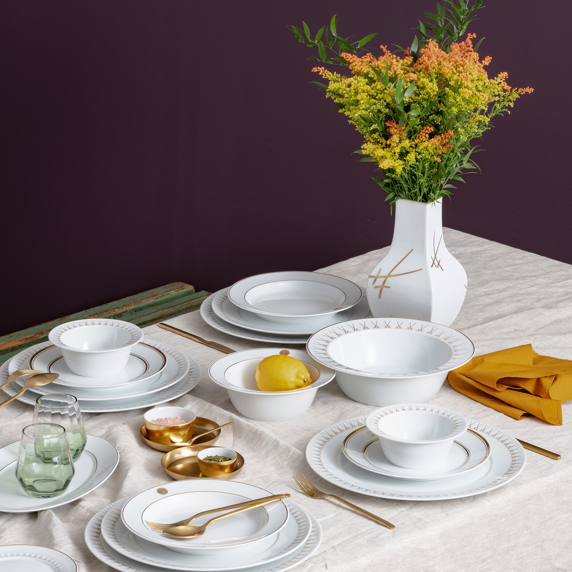 Pastateller, Swords Luxury Gold, Ø 26 cm | Meissen No.41 Swords Luxury Gold 79a221 - 41489 - Meissen Weimar