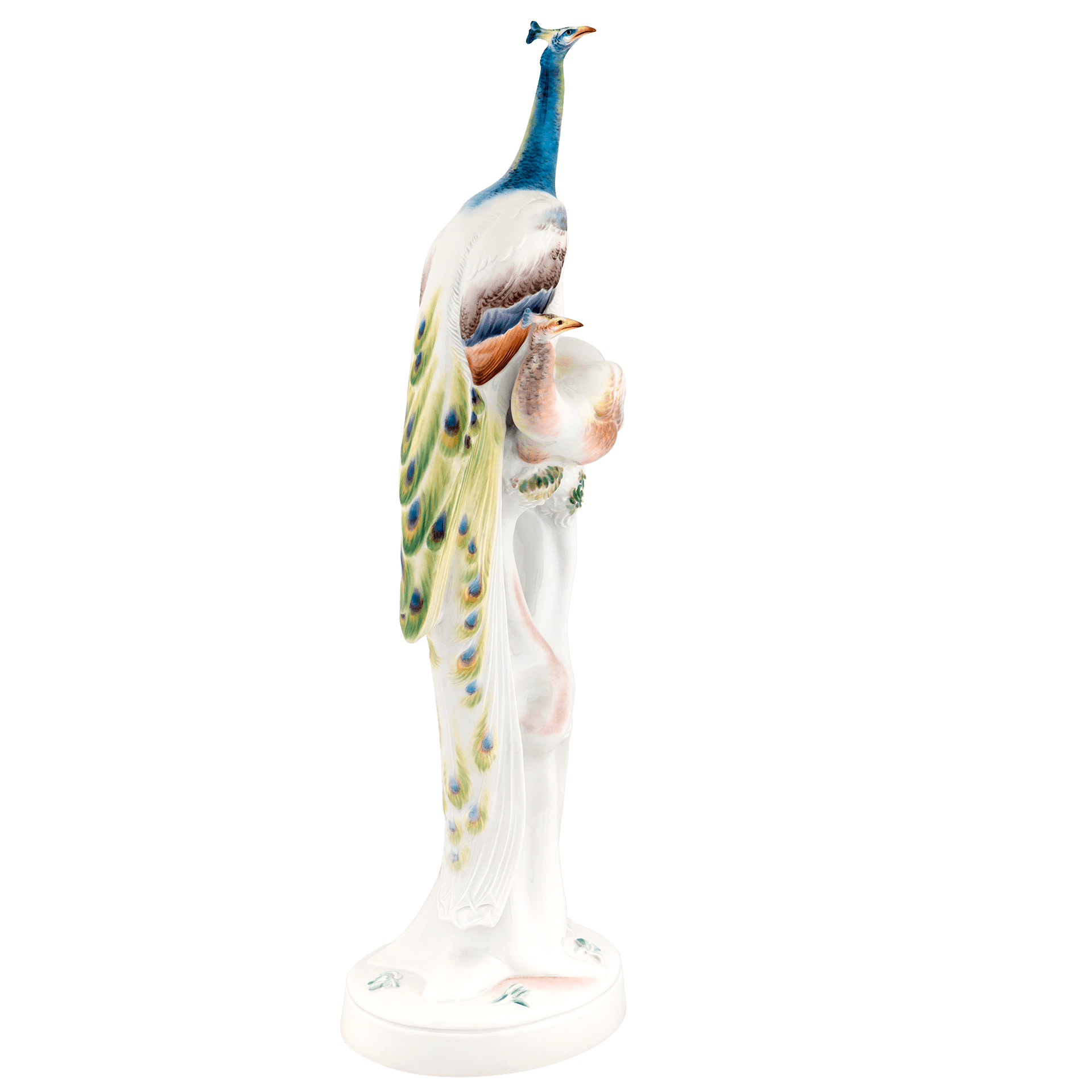Pfauhahn und Henne, Lim. 25, H 48 cm | Meissen Limitierte Meisterwerke 900184-77480 - Meissen Weimar