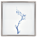 Platte Blue Orchid Platin, 17 x 17 cm | Meissen Cosmopolitan