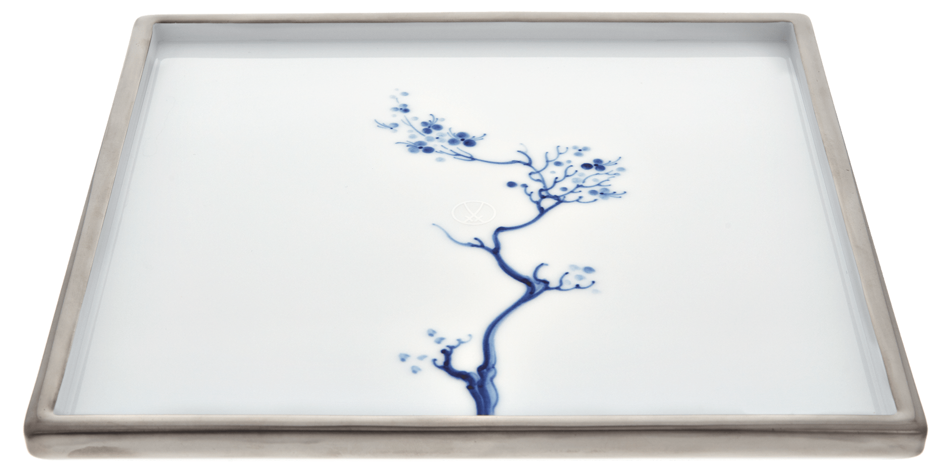 Platte Blue Orchid Platin Ø 25 cm | Meissen Cosmopolitan 99a230 - 37277 - Meissen Weimar