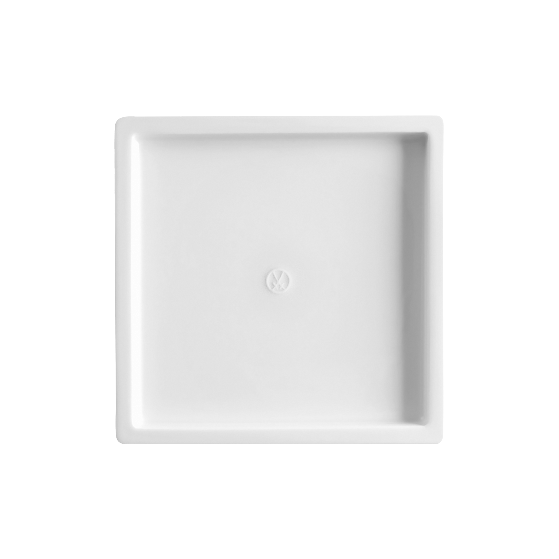Platte, eckig, 13 x 13 cm, weiß | Meissen Cosmopolitan 000001 - 53579 - Meissen Weimar