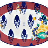 Platte, Mystic Garden, L 30 cm | Meissen No.41 Collage