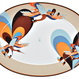 Platte, No.41 Collage, L 36 cm, oval | Meissen No.41 Collage
