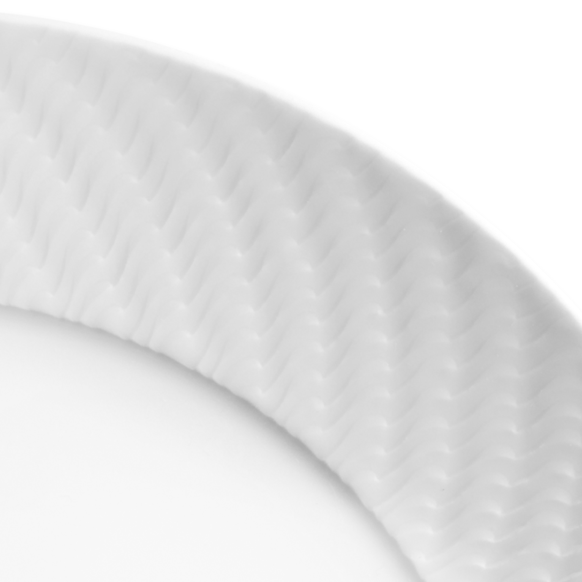Platte, oval, groß, Weiß, L 36 cm | Meissen No.41 Wellenspiel Relief 000001 - 29a08 - Meissen Weimar