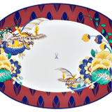 Platte oval Mystic Garden L 36 cm | Meissen No.41 Collage