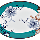 Platte oval Noble Chinese L 36 cm | Meissen No.41 Collage
