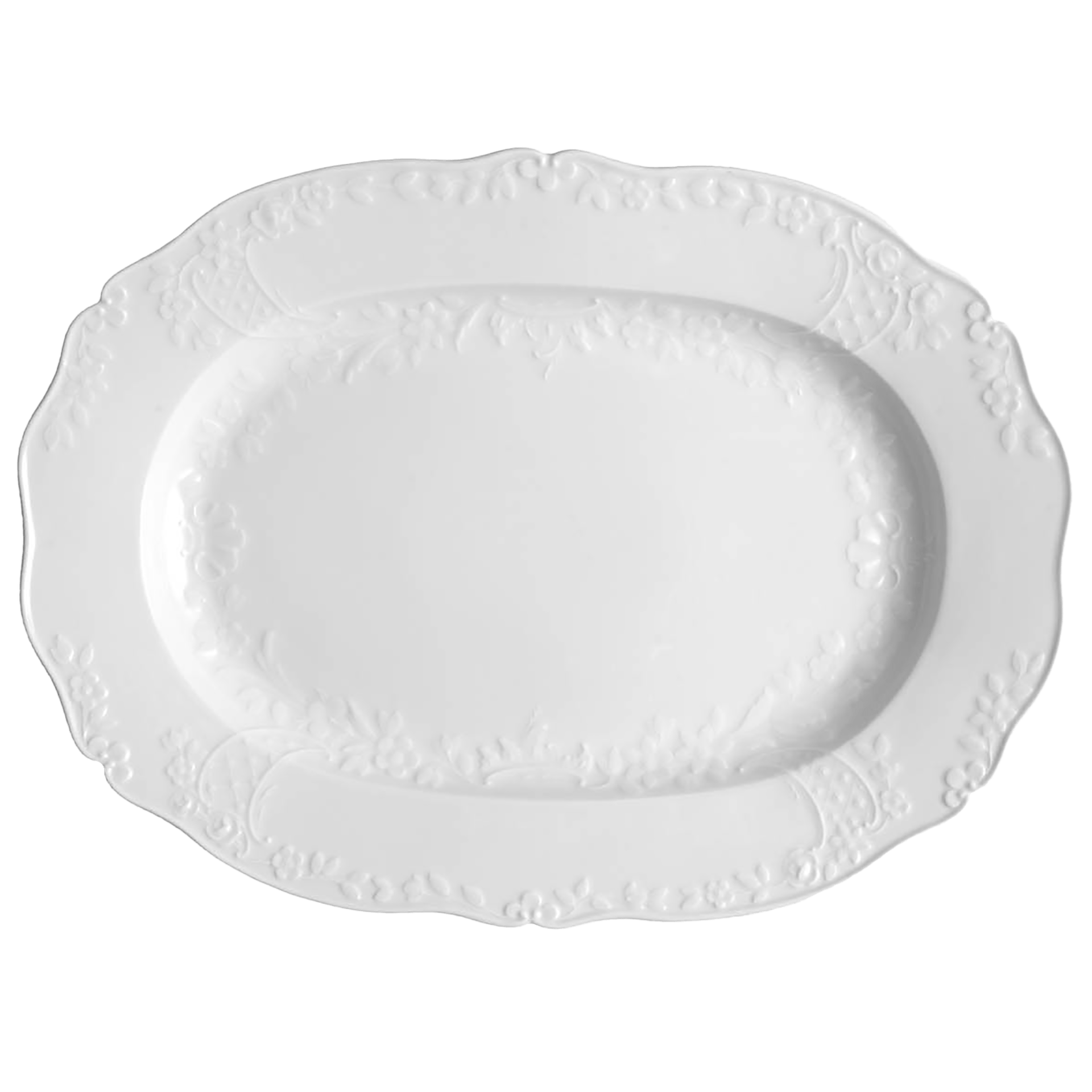 Platte Weiß 39,5 x 29 cm | Meissen Fine Dining 000001 - 03309 - Meissen Weimar