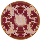 Platzteller, bordeaux, Ø 33 cm | Meissen No. 41 Mystik Maison