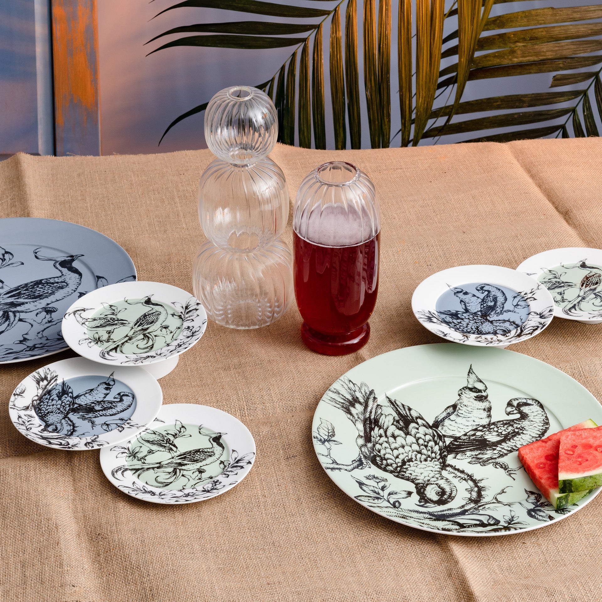 Platzteller Paradise Birds Jade Ø 33 cm | Meissen No.41 Casa 79a508 - 41478 - Meissen Weimar