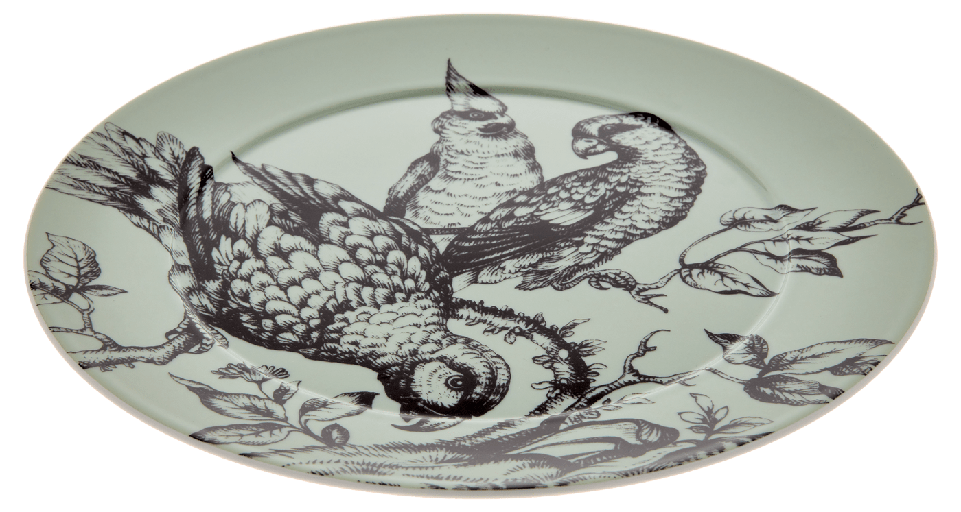 Platzteller Paradise Birds Jade Ø 33 cm | Meissen No.41 Casa 79a508 - 41478 - Meissen Weimar