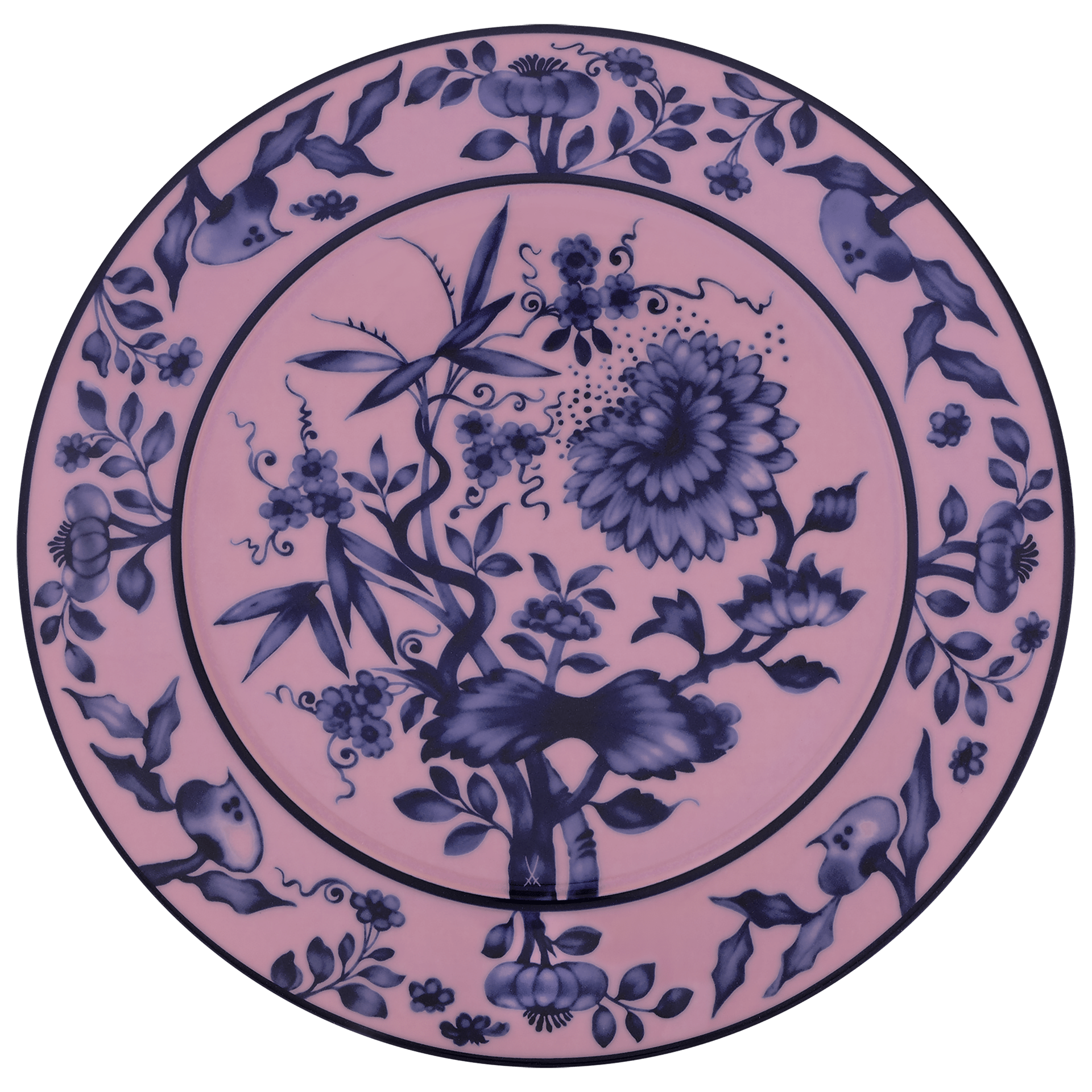 Platzteller rosa Ø 33 cm | Meissen No.41 Zwiebelmuster 79b570-41478 - Meissen Weimar