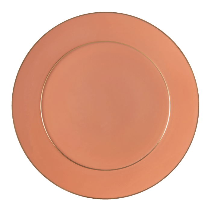 Platzteller, rot, gold, Ø 33 cm | Meissen No.41 Urban Colours