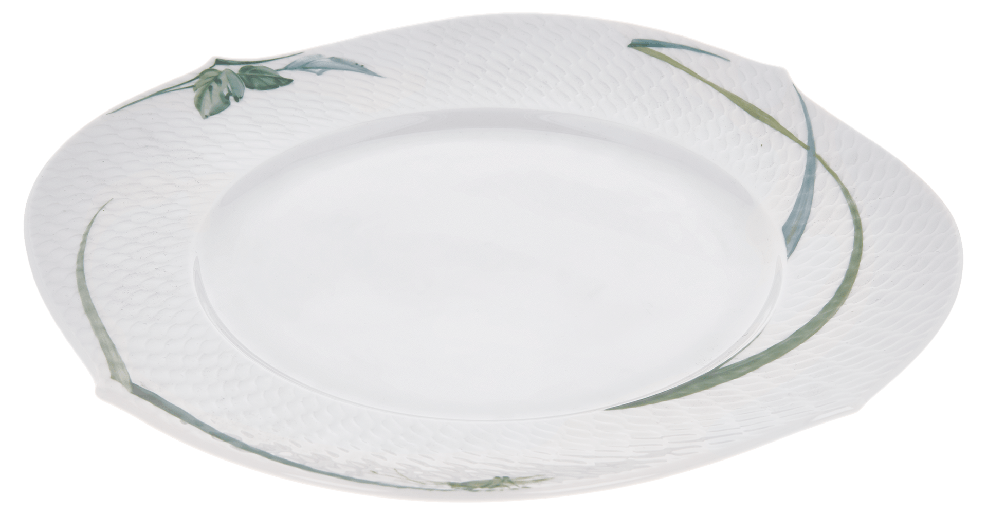 Platzteller Waldflora Ø 33 cm | Meissen Wellenspiel Relief 614501 - 29478 - Meissen Weimar