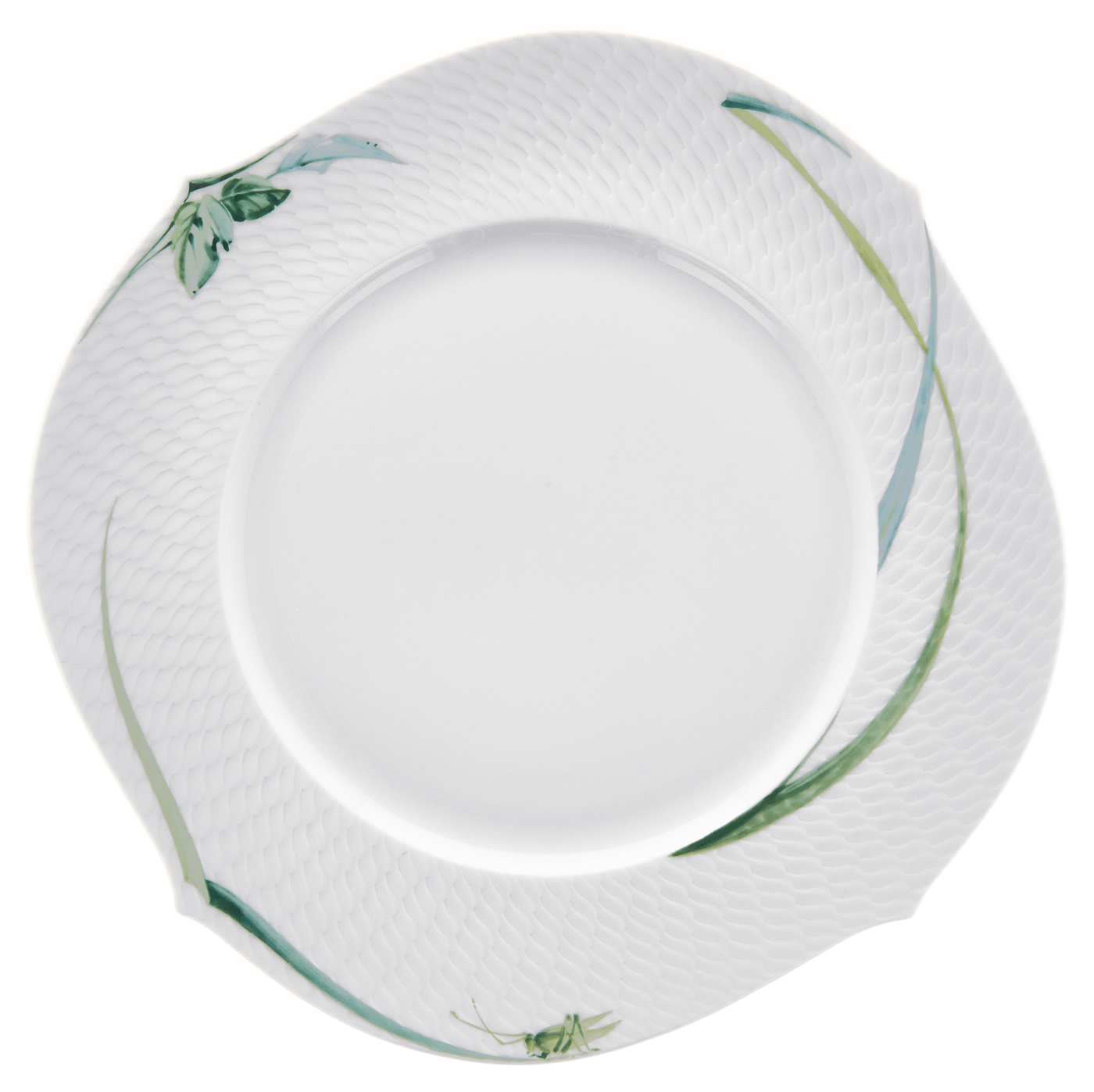 Platzteller Waldflora Ø 33 cm | Meissen Wellenspiel Relief 614501 - 29478 - Meissen Weimar