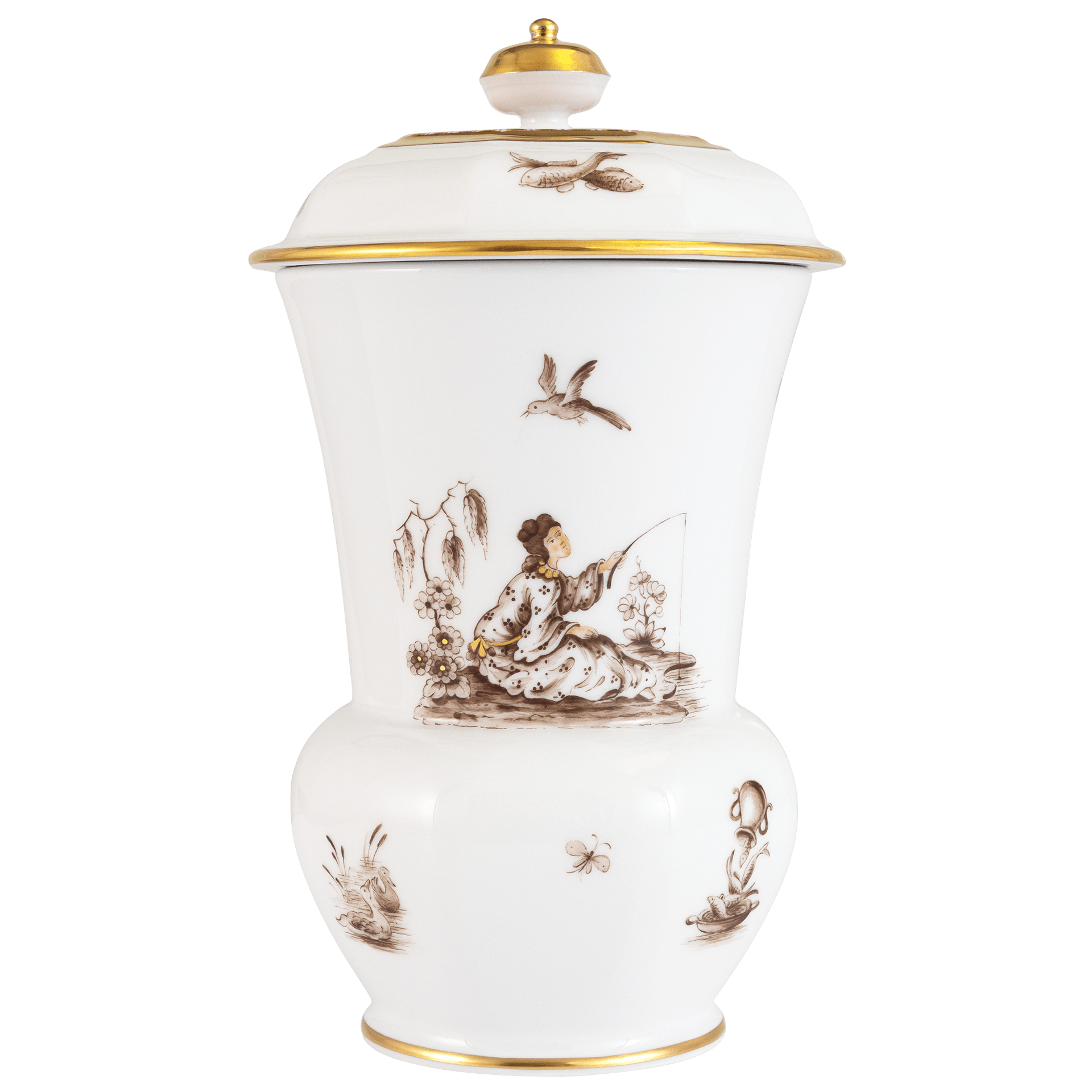 Pokal "Höroldtsche Chinoiserien", Lim. 25, H 18 cm | Meissen Limited Edition 28A874-51141 - Meissen Weimar