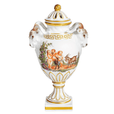 Pokal mit Widderköpfen, limitiert, H 18,5 cm | Meissen Limitierte Meisterwerke