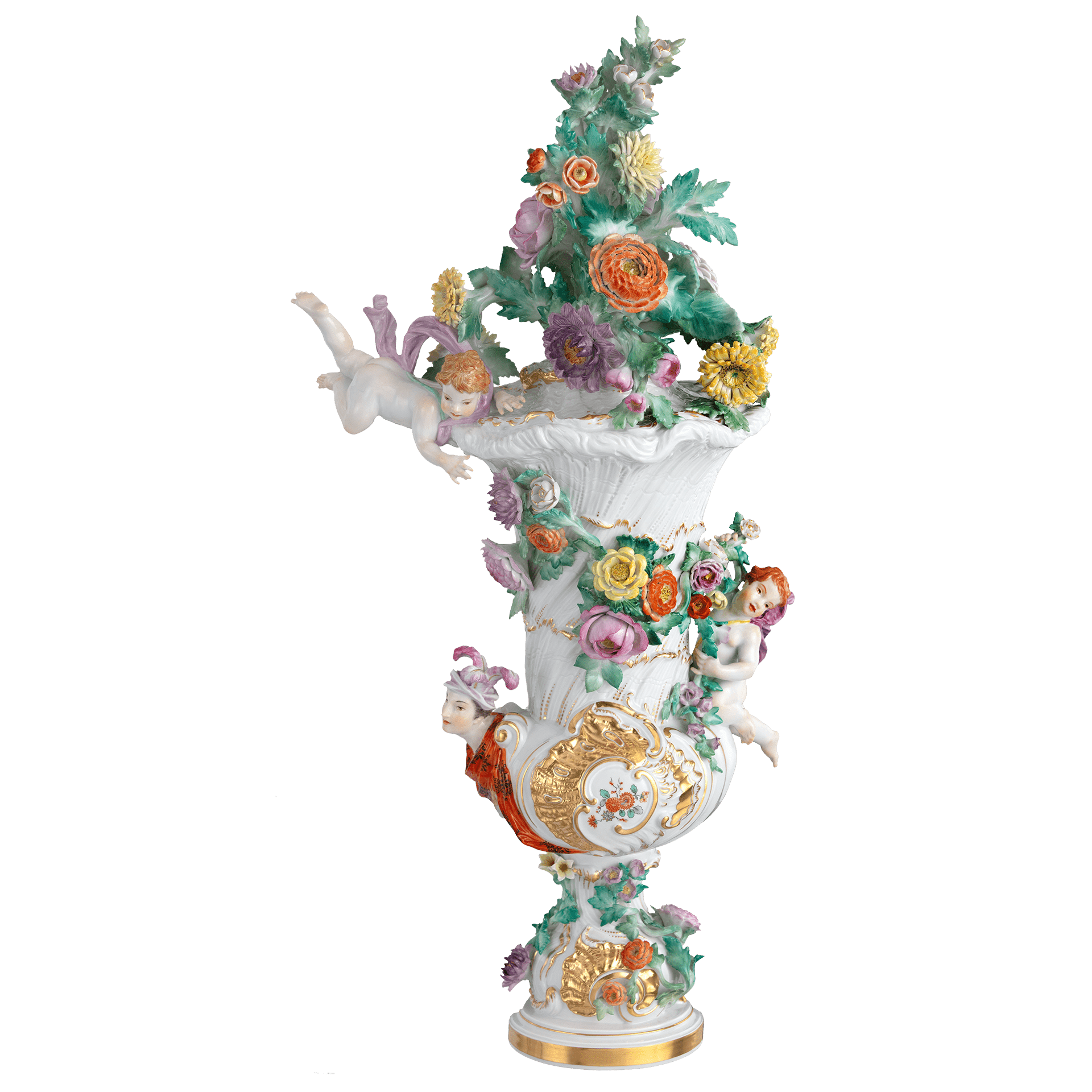Pokal, Schwandessin Dekor, H 51 cm | Meissen Limitierte Meisterwerke 90b684 - 51144 - Meissen Weimar