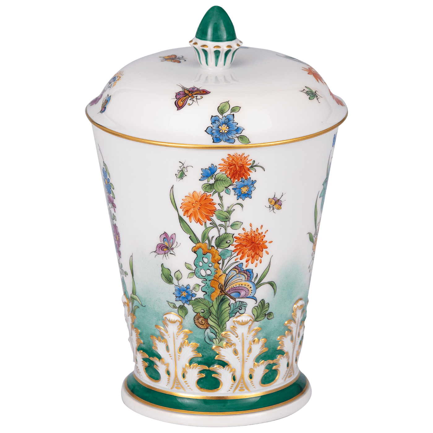 Pokal, Wiesenblumen, H 17 cm, Limitiert | Meissen Fine Dining 575374 - 51140 - Meissen Weimar