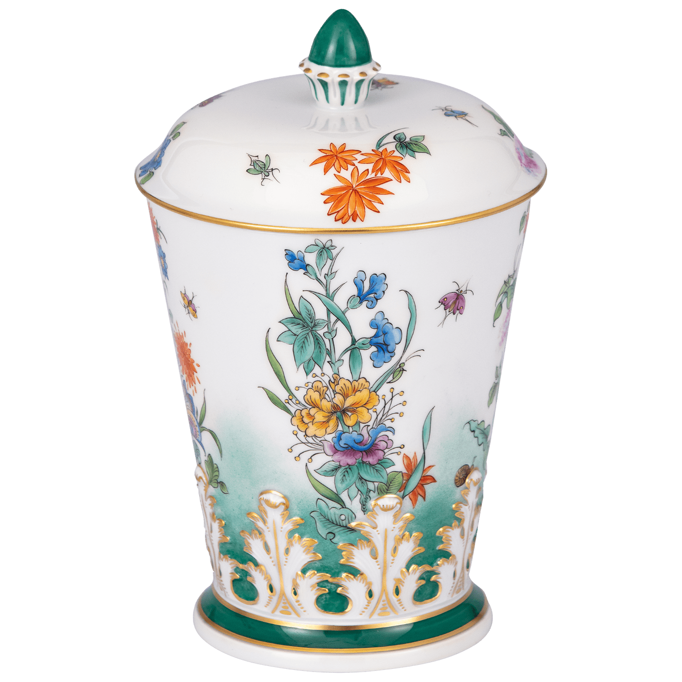 Pokal, Wiesenblumen, H 17 cm, Limitiert | Meissen Fine Dining 575374 - 51140 - Meissen Weimar