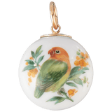 Porzellananhänger Boule Pfirsichköpfchen, Ø 2,1 cm | Meissen Boule Collection