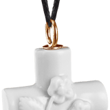 Porzellananhänger Kreuz Weiß, 5 g | Meissen Porzellananhänger