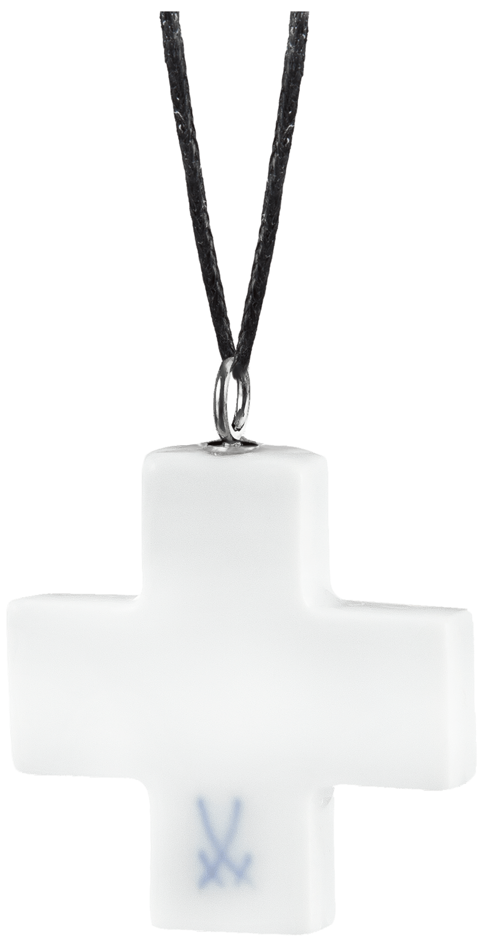 Porzellananhänger Kreuz Weiß, H 3,7 cm | Meissen Porzellananhänger 000001-55m41 - Meissen Weimar