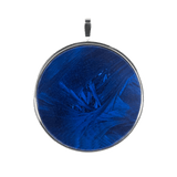 Porzellananhänger Kristallglasur Kobaltblau Ø 3 cm | Meissen Porzellananhänger