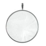 Porzellananhänger Kristallglasur Weiß Ø 3 cm | Meissen Porzellananhänger